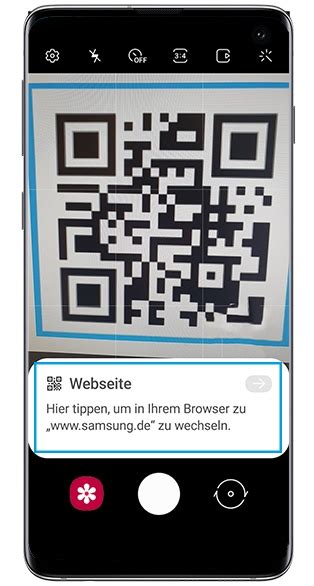 Wie scanne ich einen QR-Code auf Samsung?